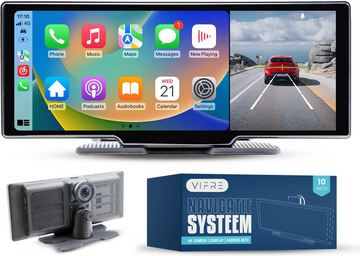 CARSYNC™ PREMIUM 4K MONITOR |  NAVIGATION, CARPLAY, CAMERA & DASH-CAM